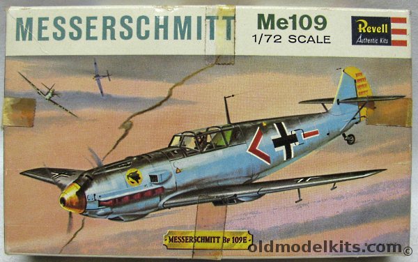 Revell 1/72 Messerschmitt Bf-109E, H612-50 plastic model kit